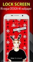 Justin Bieber lock screen Themes JB Snap wallpaper Affiche