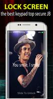Justin Bieber lock screen Themes JB Snap wallpaper capture d'écran 2