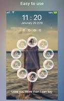 lock screen bubble circle اسکرین شاٹ 3