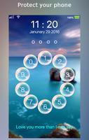 lock screen bubble circle اسکرین شاٹ 2