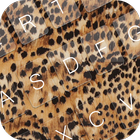 Cheetah Gold Keyboard Theme Zeichen