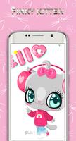 cute pinky kitten lock screen スクリーンショット 1