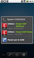 Keyyo VoIP capture d'écran 1