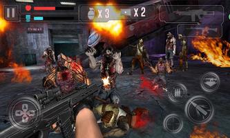 Dead Zombie Shoot King 3D captura de pantalla 1