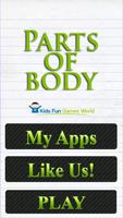 Learn Body Parts in English Affiche