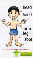 Learn Body Parts in English imagem de tela 1