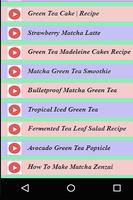 Healthy Green Tea Recipes imagem de tela 1
