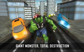 Monster BigMan Fighting SuperHero City Star capture d'écran 1