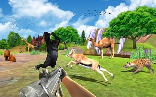 Deer Hunter 3D - Jeep Animals Hunt capture d'écran 2