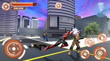 Flying Hero Iron Spider Mafia Fighter Adventure V2 Ekran Görüntüsü 2