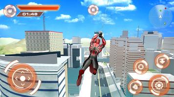 Flying Hero Iron Spider Mafia Fighter Adventure V2 capture d'écran 3