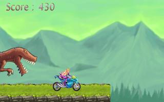 Princess Hill T-Rex Racer screenshot 2