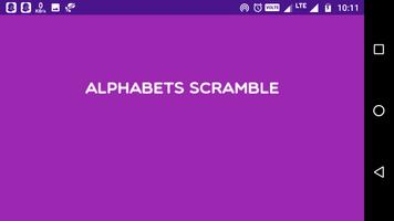 Alphabets Scramble plakat