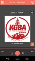 KGBA 1490 AM Radio Cristiana ポスター