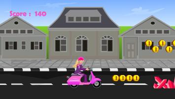 Miss Barbie Scooter Ride Plakat