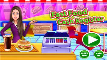 Fast Food Cash Register Affiche
