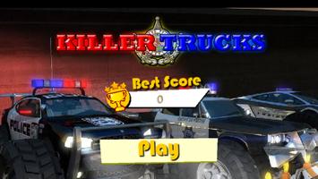 Killer Monster Police Truck Affiche