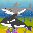 Killer Whale Shark Attack ikona