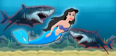 sereia ataque de tubarão