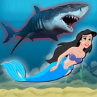 ikon mermaid serangan hiu