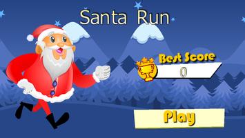 santa run kerst-poster