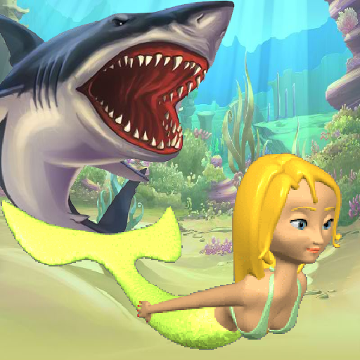 ataque de tiburón sirena