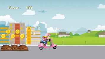 Princess Ride Motorcycle الملصق