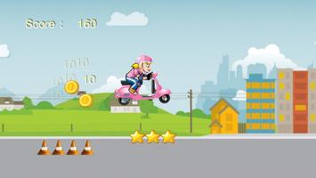 Princess Ride Motorcycle Ekran Görüntüsü 1