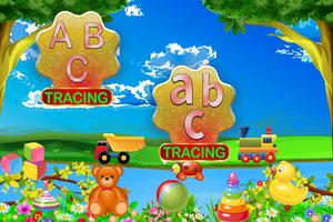 ABC Learning and tracing for kids poster