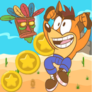 bandicoot run : crazy fox games APK
