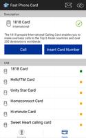 Fast Phone Card screenshot 1