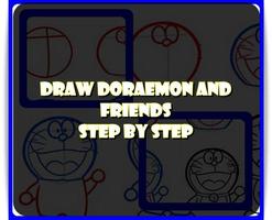 Learn to Draw Doraemon Affiche