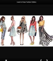 Learn to Draw Fashion Clothes تصوير الشاشة 3