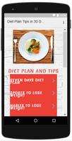 Diet Plan Tips in 30 Days الملصق