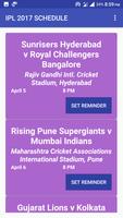 IPL 2017 Full Schedule 截图 3