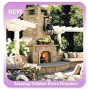 Amazing Outdoor Stone Fireplace-APK