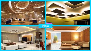 Gypsum Home Ceiling Design Affiche