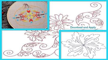 Embroidery Designs Pattern Affiche