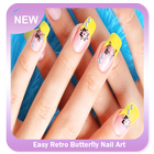 Easy Retro Butterfly Nail Art icône