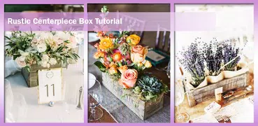 Rustic Centerpiece Boxチュートリアル