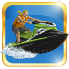 Fast jet ski racing icono