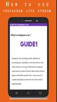 Guide for Instagram Live capture d'écran 1