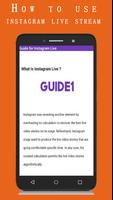 Guide for Instagram Live اسکرین شاٹ 1