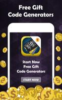 Free Gift Code Generators Affiche