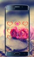 Heart pattern lock screen security Cartaz