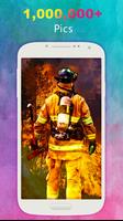 Firefighter My Hero Wallpaper-poster