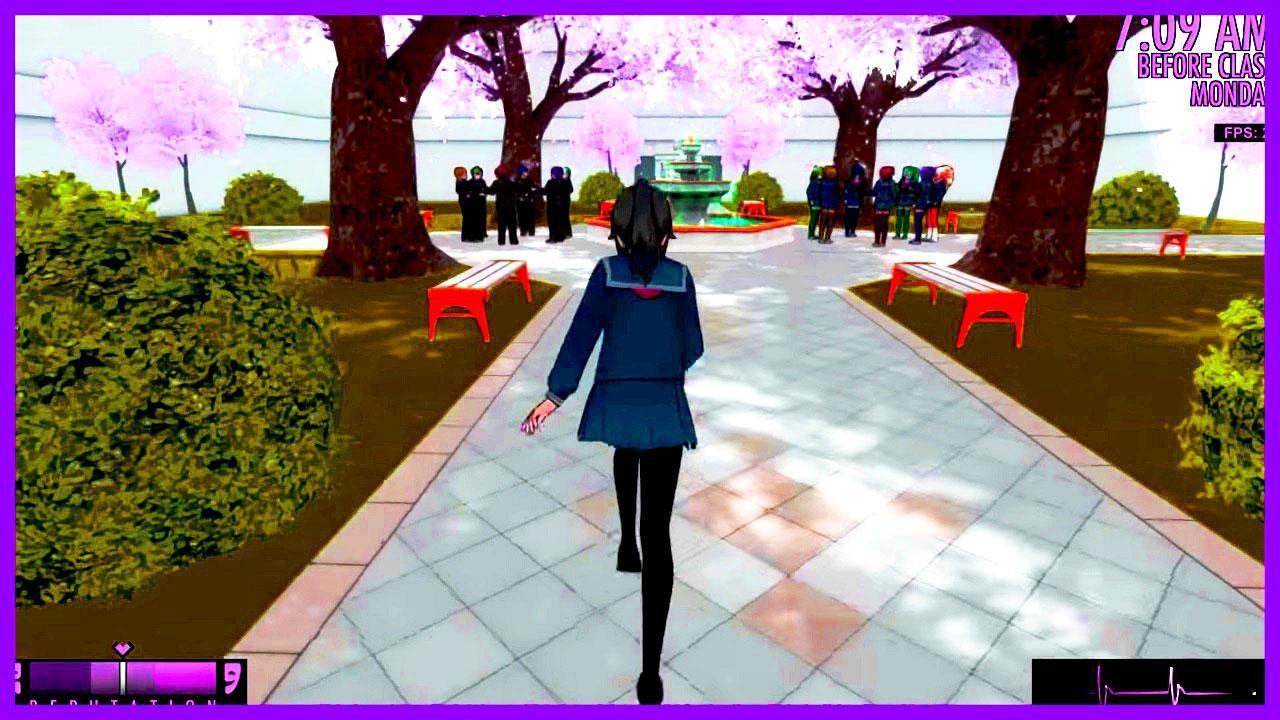 Yandere simulator на андроид оригинал. Японская школа Яндере симулятор. Яндере скул герл симулятор.