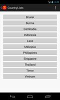Asean Countries, asean country تصوير الشاشة 1