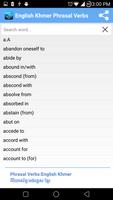Khmer Phrasal Verbs imagem de tela 1