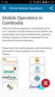 Khmer Mobile Prefixes постер